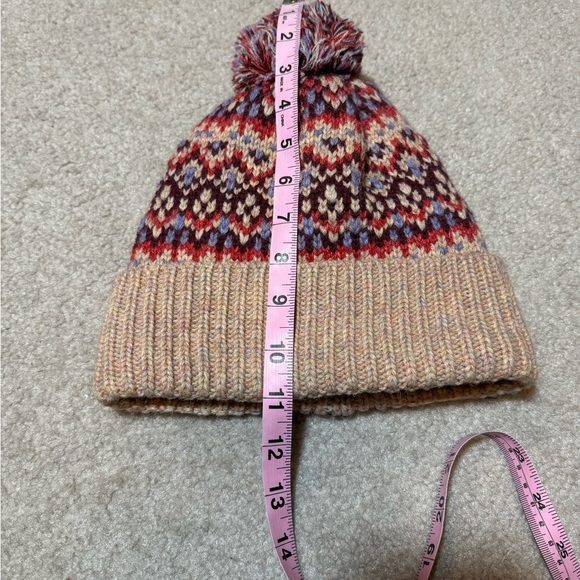NWT Free People First Frost  Fair Isle Knit Beanie Women Fall Winter One Size - Picture 4 of 6